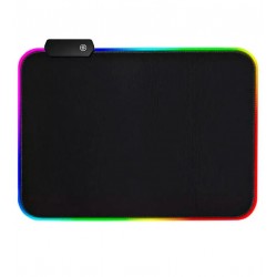 Коврик для мышки RGB-01 с LED подсветкой (300*250мм) черный