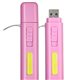 Фонарик брелок 41L-UV+COB (ультрафиолет), лазер, Li-Ion акумулятор, USB зарядка