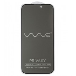Защитное стекло для iPhone 15 Pro, WAVE Privacy, антишпион, черное