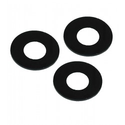 Скло камери Samsung A145 Galaxy A14, чорне, комплект 3 шт.