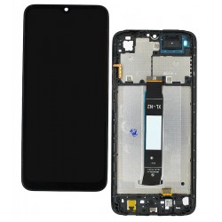 Дисплей для Xiaomi Poco C50, Poco C51, Redmi A1, Redmi A1 Plus, Redmi A2, Redmi A2 Plus, черный, с рамкой, High quality