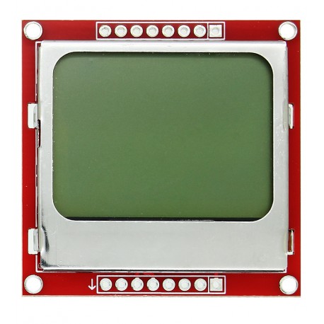 Дисплей Nokia 5110 екран для Arduino, червоний