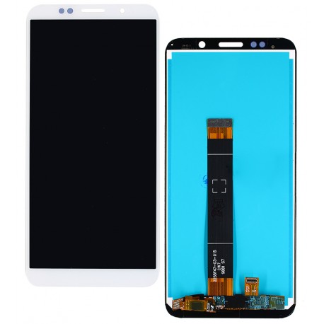 Дисплей для Huawei Honor 7A 5,45, Honor 7s, Honor Play 7, Y5 (2018), Y5 Prime (2018), белый, с сенсорным экраном, без логотипа, High quality, (DUA-L22)