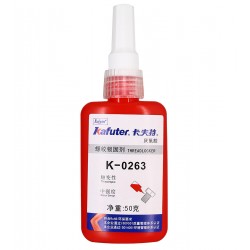 Резьбовой фиксатор герметик анаэробный Kafuter K-0263 50мл высокопрочный, маслостойкий Резьбовой фиксатор герметик анаэробный Kafuter K-0263 50мл высокопрочный, маслостойкий
