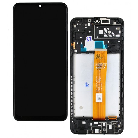 Дисплей для Samsung A047 Galaxy A04s, черный, с рамкой, Original (PRC), A047F_REV0.1, original glass
