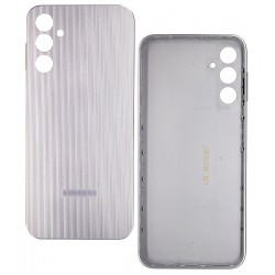 Задня панель корпуса для Samsung A145 Galaxy A14, серебристая