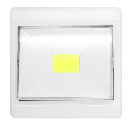 Светильник выключатель лампа LED на магните липучке от батареек 3Вт Btb Белый