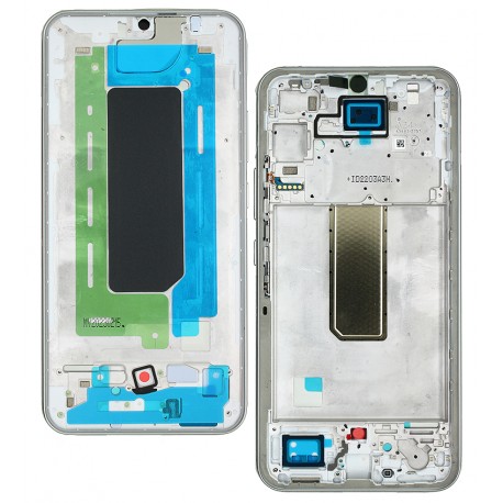 Рамка кріплення для Samsung A346 Galaxy A34 (2023), срібляста