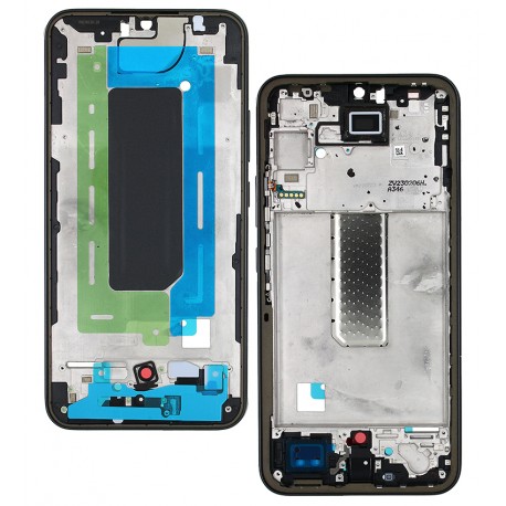 Рамка кріплення для Samsung A346 Galaxy A34 (2023), темно-сіра