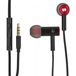 Наушники DC DCS-18 metal, проводные 3,5мм, черные