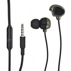 Наушники DC DCS-33, проводные 3,5мм, черные