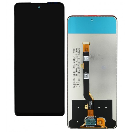 Дисплей для Infinix Note 30 (X6833B), черный, с сенсорным экраном (дисплейный модуль)