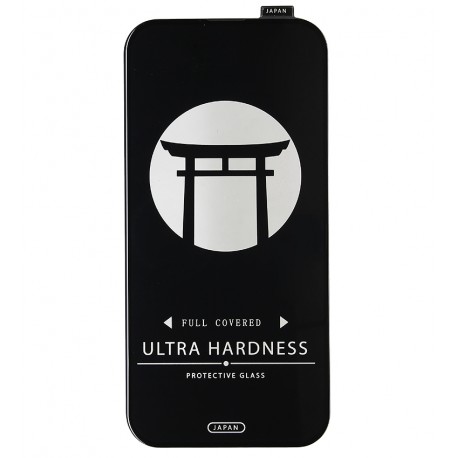 Защитное стекло для Apple iPhone 14 Pro, Japan HD++, черное
