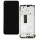 Дисплей для Oppo Reno 5 Lite, черный, с сенсорным экраном (дисплейный модуль), OLED, с рамкой