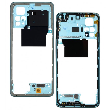 Средняя часть корпуса для Xiaomi Redmi Note 11 Pro, голубая
