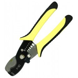 Кліщі кабелерез із знімачом ізоляції 180мм Cr-v 8-10-12-16