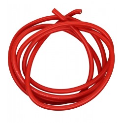 Кабель в силіконовій ізоляції 14AWG, 2 мм², 1 м, чорний, UL3135 Кабель в силіконовій ізоляції 14AWG, 2 мм², 1 м, чорний, UL3135