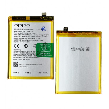 Аккумулятор BLP771 для Realme 6i, Narzo 10, Li-Polymer, 3,87 B, 5000 мАч, оригінал (PRC)