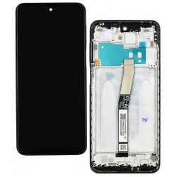 Дисплей для Xiaomi Redmi Note 9 Pro, Redmi Note 9S, сірий, з рамкою, оригінал (переклеєне скло), M2003J6B2G, M2003J6A1G