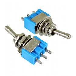 Тумблер MTS-102 (ON-ON), 3pin, 3A, 250VAC Тумблер MTS-102 (ON-ON), 3pin, 3A, 250VAC