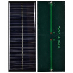 Сонячна панель AK16565, 165*65мм, 1,4W, 6,5V, 250mA, полі