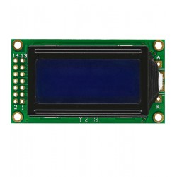 Дисплей Goodview LCD JXD0802A BLW для Arduino, 2 рядки по 8 символів, 5В, Синій фон. Білі символи, кирилиця Дисплей Goodview LCD JXD0802A BLW для Arduino, 2 рядки по 8 символів, 5В, Синій фон. Білі символи, кирилиця