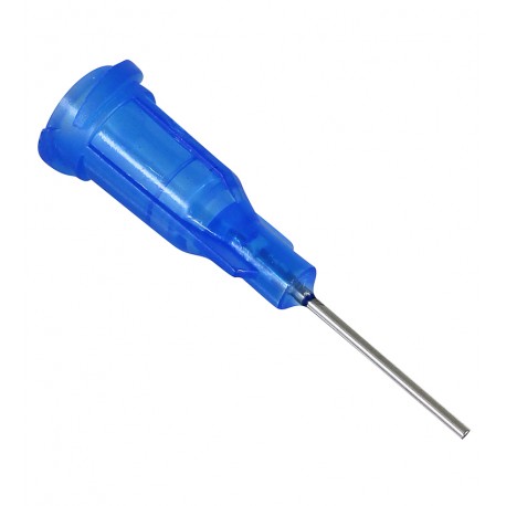 Игла дозатор на шприц для BGA/SMD флюса и пасты, металл-пластик под винт, 22G, d=0,41мм
