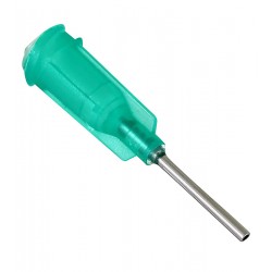 Голка дозатор на шприц для BGA/SMD флюсу та пасти, метал-пластик під гвинт, 18G, d=0,84мм