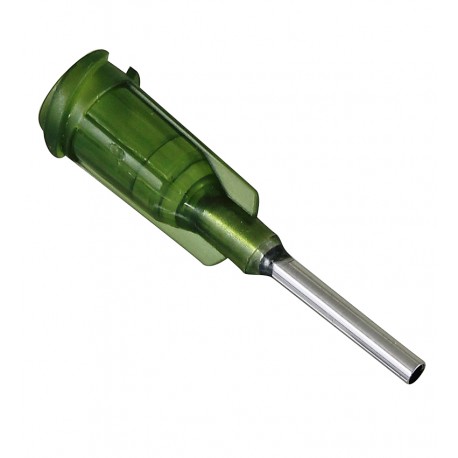 Игла дозатор на шприц для BGA/SMD флюса и пасты, металл-пластик под винт, 14G, d=1,55мм