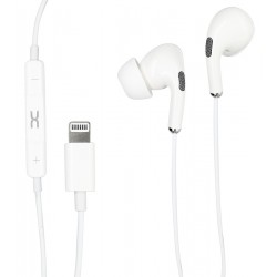 Наушники DC DCS-15, проводные Lightning, белые