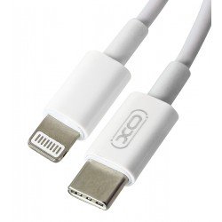 Кабель Type-C - Lightning, XO NB113, силиконовый, 1метр, белый