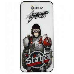 Защитное стекло для Apple iPhone 15 Pro Max, Full Glue, Gorilla Anti-Static, 0.3 мм, чёрное Защитное стекло для Apple iPhone 15 Pro Max, Full Glue, Gorilla Anti-Static, 0.3 мм, чёрное