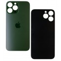 Задняя панель корпуса для Apple iPhone 13 Pro Max, зеленый, без снятия рамки камеры, Alpine Green, big hole