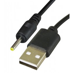 Кабель живлення USB на штекер DC 2,5/0,7 мм Кабель живлення USB на штекер DC 2,5/0,7 мм