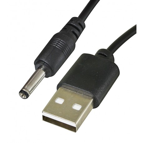 Кабель живлення USB на штекер DC 3.5/1.35мм