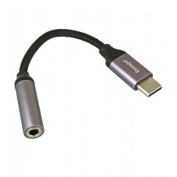 Кабель AUX Type-C штекер на 3.5mm (джек) гніздо, Essager Кабель AUX Type-C штекер на 3.5mm (джек) гніздо, Essager