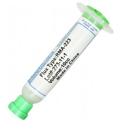 Флюс-паста RMA-100-UV [10 мл] малозалишковий, білий, різновид RMA-223