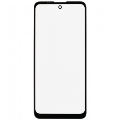 Скло дисплея для Motorola XT2159 Moto E40, з OCA-плівкою, чорне