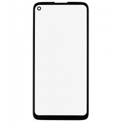 Скло дисплея для Motorola XT2141 Moto G8 Power, з OCA-плівкою, чорне