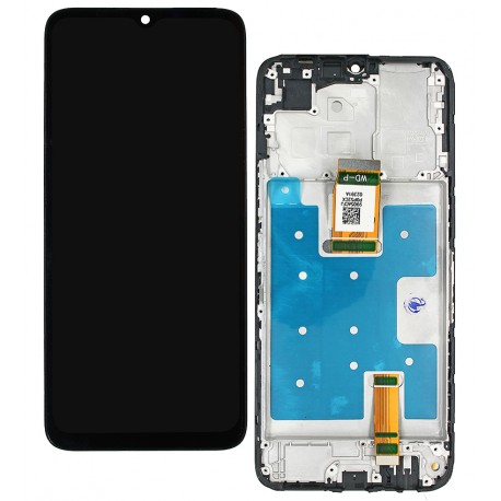 Дисплей для Huawei Honor X6A, черный, с сенсорным экраном (дисплейный модуль), с рамкой