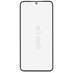 Скло дисплея для Samsung S911 Galaxy S23, з ОСА-плівкою, чорне