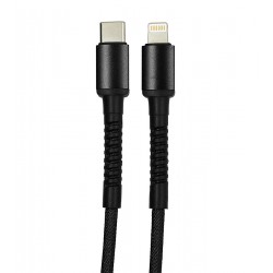 Кабель Type-C - Lightning, Hoco Especial PD charging data cable X71 |1m, 3A, | (black) Кабель Type-C - Lightning, Hoco Especial PD charging data cable X71 |1m, 3A, | (black)