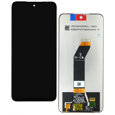 Дисплей для Xiaomi Redmi 10, Redmi 10 (2022), чорний, без рамки, Оригінал (переклеєне скло)