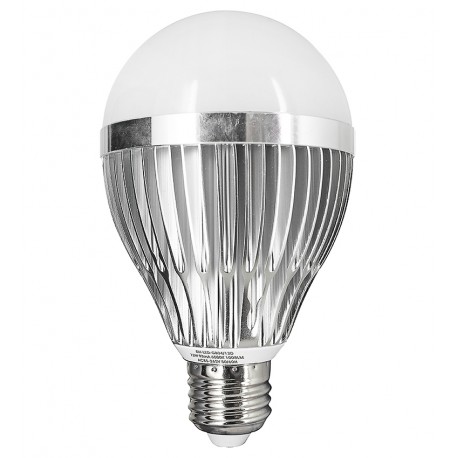 Лампа светодиодная 220В, 12Вт, Е27, алюм.корпус, натуральный свет