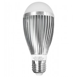 Лампа светодиодная 220В, 9Вт, Е27, алюм.корпус, натуральный свет