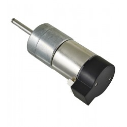 Двигатель коллекторный электрический с редуктором и датчиком оборотов 25GA, 6-24В, 35-140 об/мин Двигатель коллекторный электрический с редуктором и датчиком оборотов 25GA, 6-24В, 35-140 об/мин
