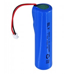 Акумулятор 18650, (Li-ion 3.7V 2000mAh), із захистом та проводами під паяння