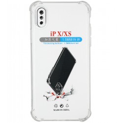 Чехол для iPhone X, iPhone XS, KST, силикон, прозрачный