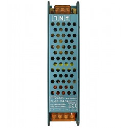 Блок живлення для LED стрічки 12В, 12.5А, 150Вт, SLIM SP стабілізований імпульсний адаптер, металевий корпус