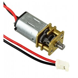 Двигатель электрический с редуктором GA12-N20, 3-12V, 30-140 rpm Двигатель электрический с редуктором GA12-N20, 3-12V, 30-140 rpm